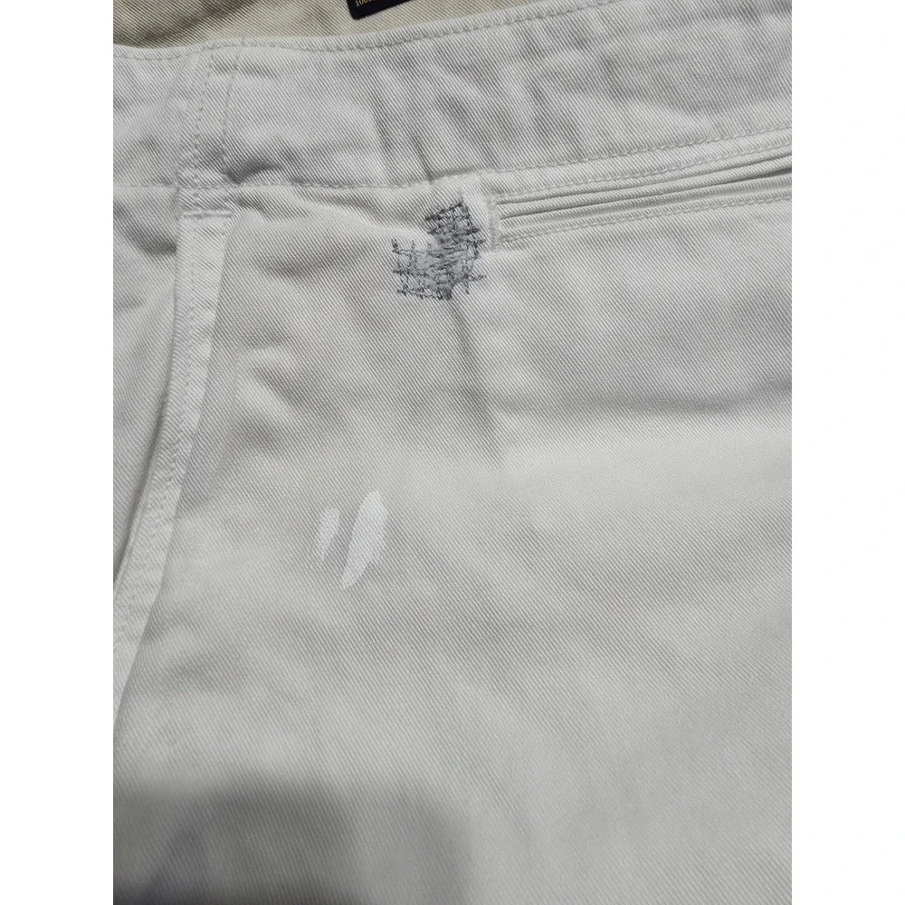 Polo Ralph Lauren Khaki Chino Pants Repaired Patchwork Distressed Size 48x34 NWT